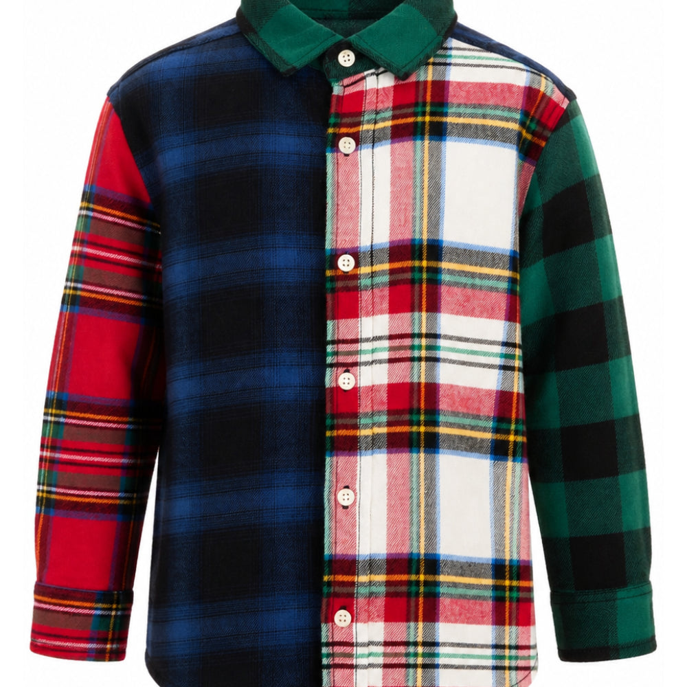 T-shirt per bambino Molo Kids multicolore con design patchwork 1W26C203 5940 MOLO KIDS