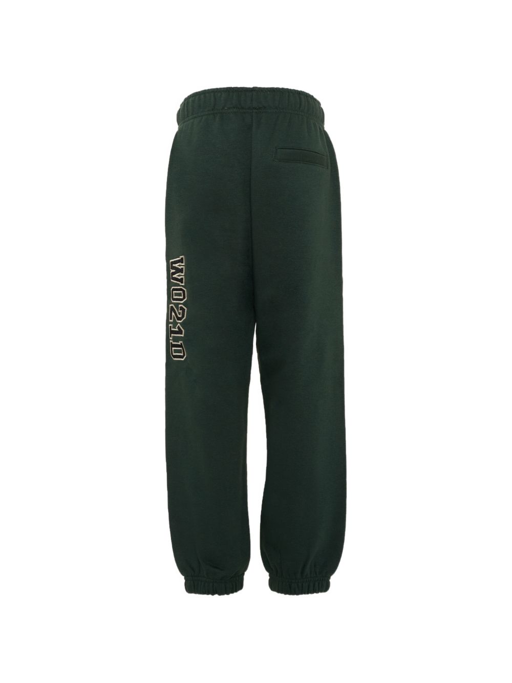 Pantaloni sportivi per bambino Molo Kids verdi con stampa grafica sul lato 1W26I201 5721 MOLO KIDS