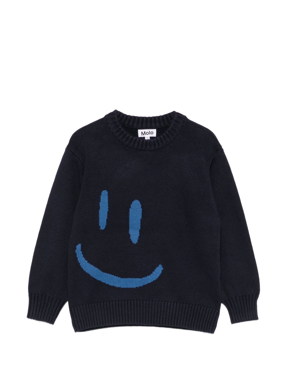 Maglione per bambino Molo Kids blu con smile sul davanti 1W26K201 2257 MOLO KIDS