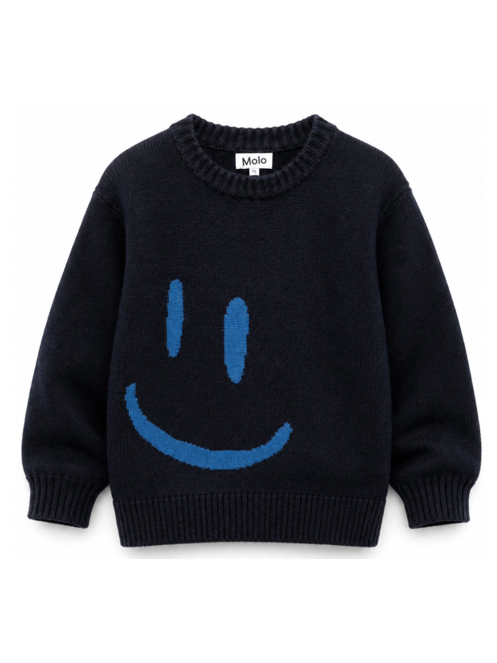 Maglione per bambino Molo Kids blu con smile sul davanti 1W26K201 2257 MOLO KIDS
