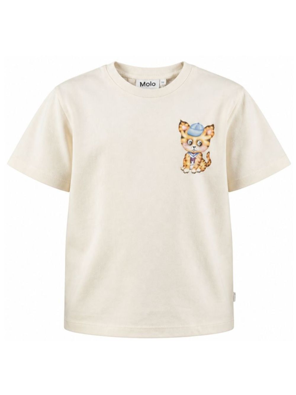 T-shirt per bambina Molo Kids bianca con stampa grafica 2W26A204 5785 MOLO KIDS