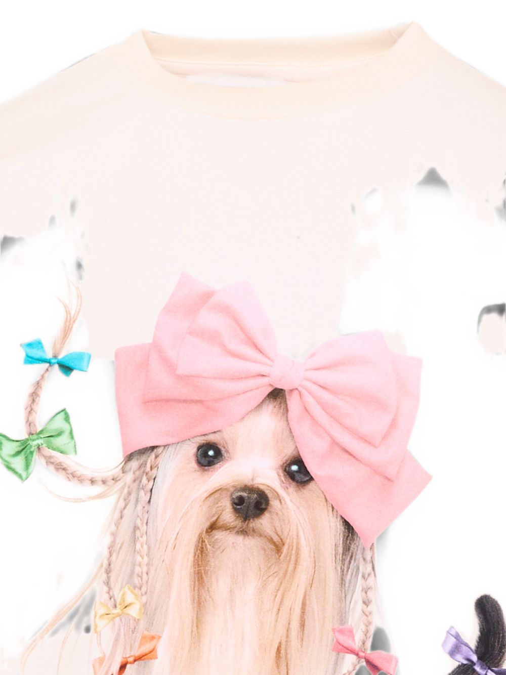 Felpa per bambina Molo Kids rosa con stampa grafica sul davanti 2W26A407 5758 MOLO KIDS