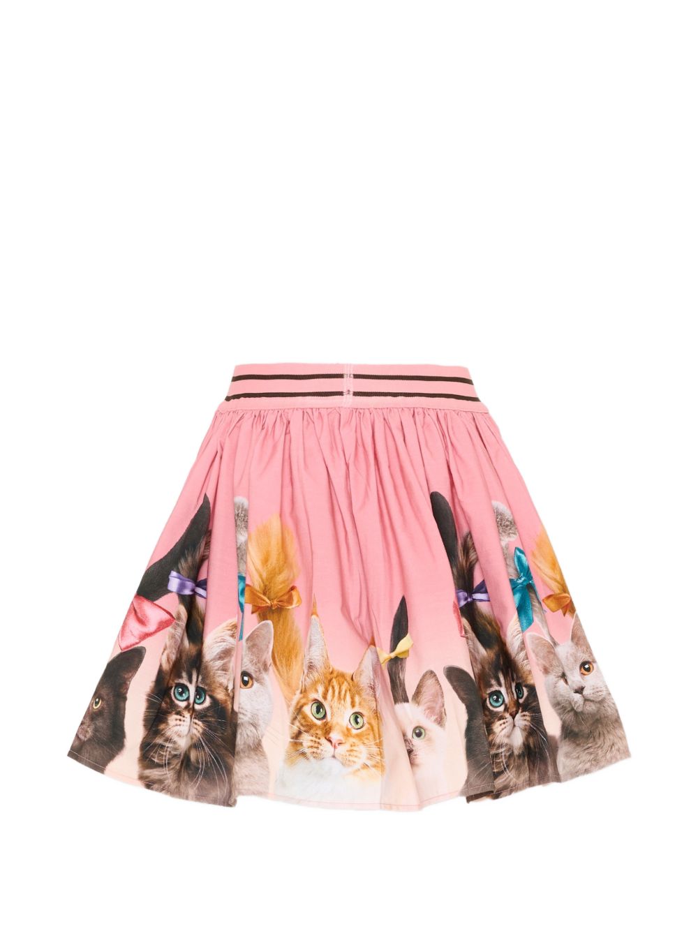Gonna per bambina Molo Kids rosa con stampa gatti all-over 2W26D107 5616 MOLO KIDS