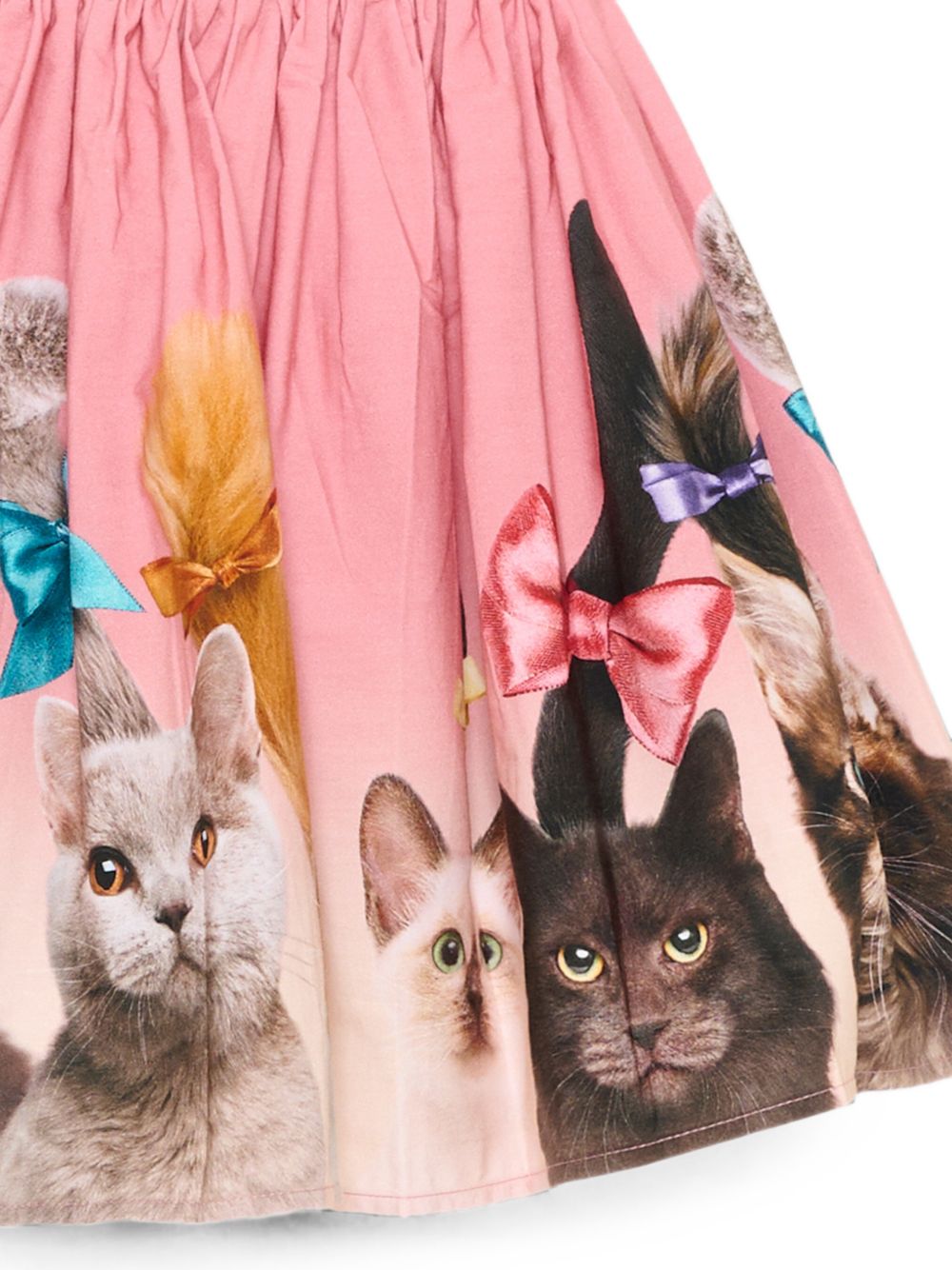 Gonna per bambina Molo Kids rosa con stampa gatti all-over 2W26D107 5616 MOLO KIDS