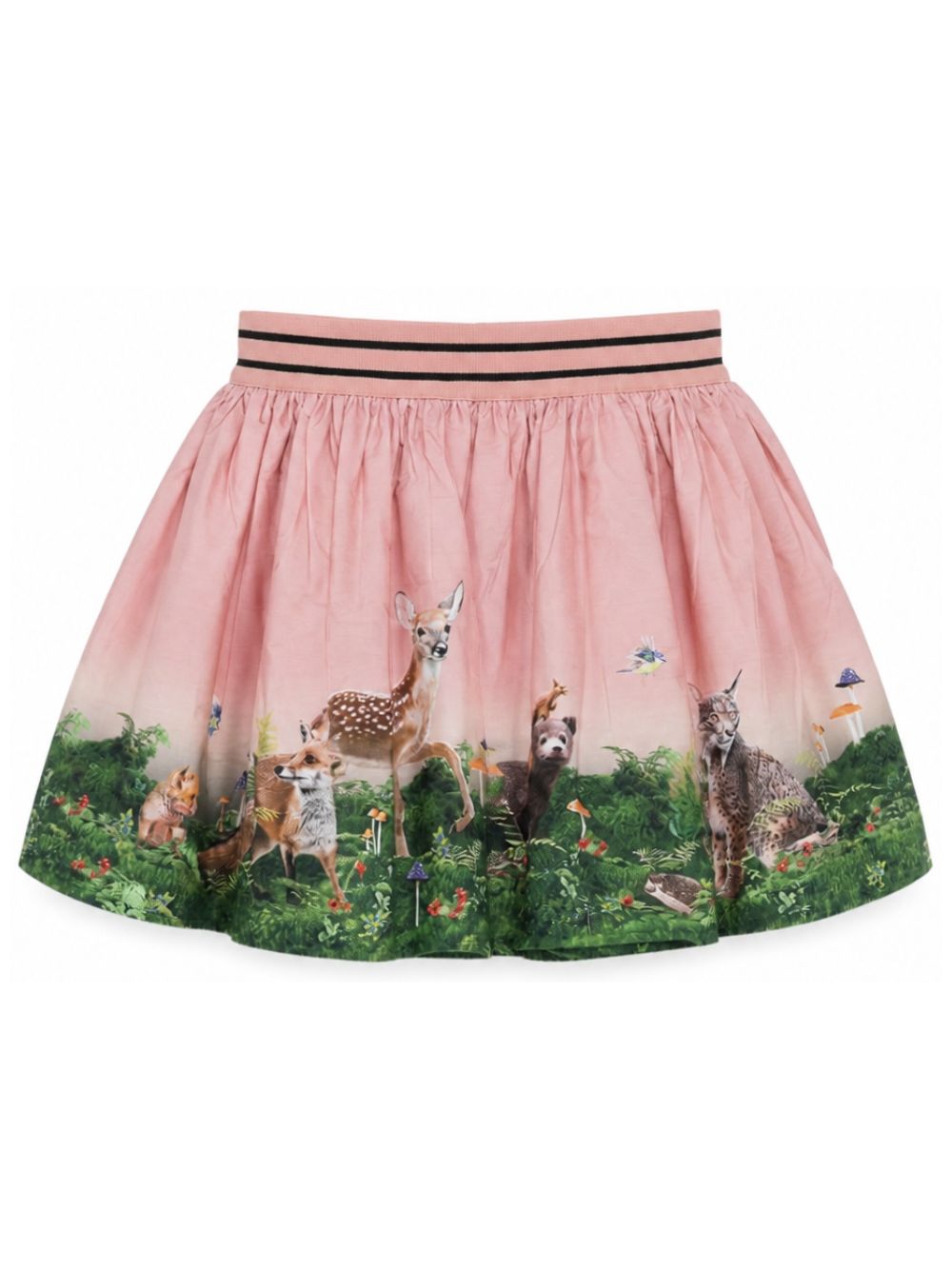 Gonna per bambina Molo Kids rosa con stampa grafica animali 2W26D107 5791 MOLO KIDS