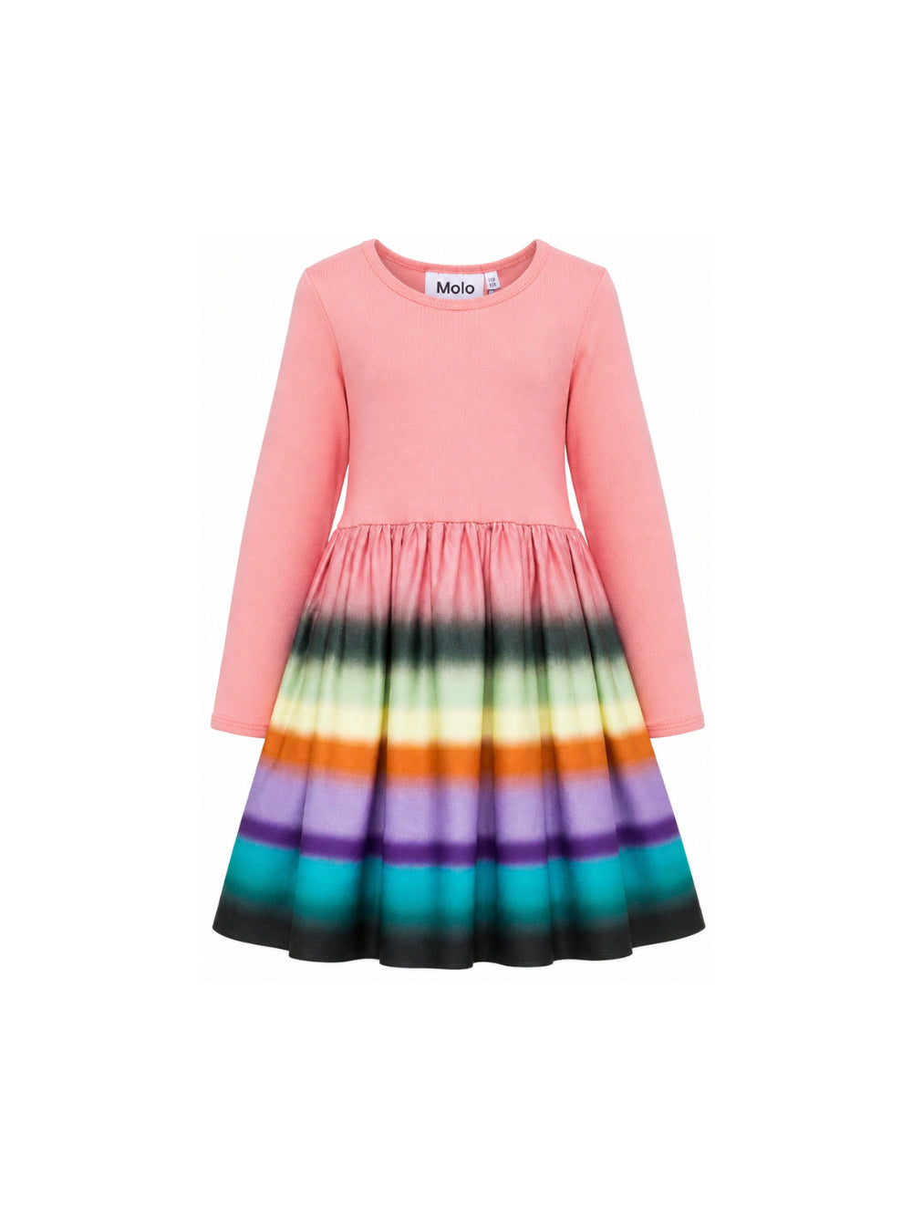 Abito per bambina Molo Kids multicolor con gonna a righe 2W26E209 5762 MOLO KIDS