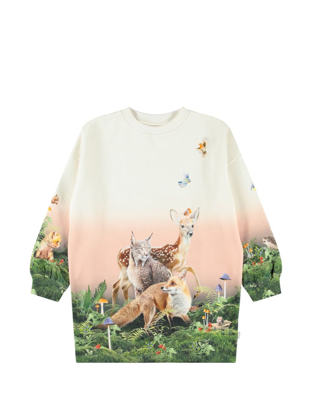 Abito per bambina Molo Kids multicolore con stampa animali 2W26E236 5791 MOLO KIDS