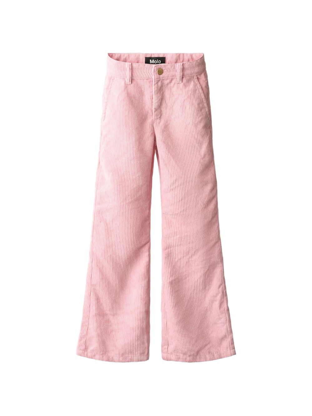 Jeans per bambina Molo Kids rosa con trama a coste 2W26I104 5724 MOLO KIDS