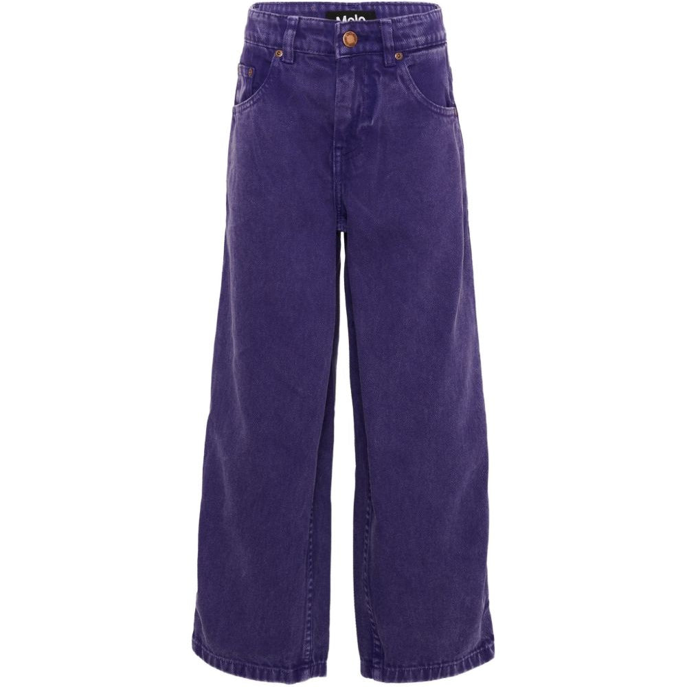 Jeans per bambina Molo Kids viola con design a cinque tasche 2W26I108 5844 MOLO KIDS