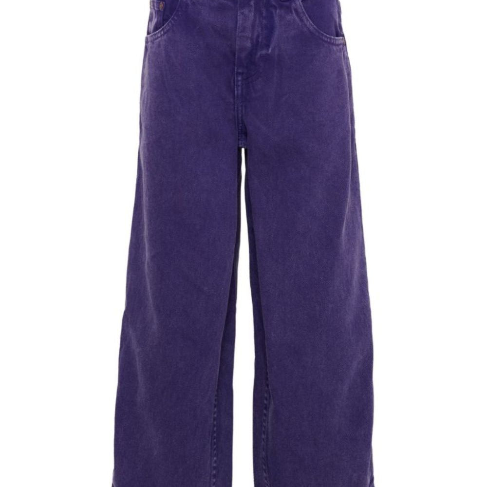 Jeans per bambina Molo Kids viola con design a cinque tasche 2W26I108 5844 MOLO KIDS