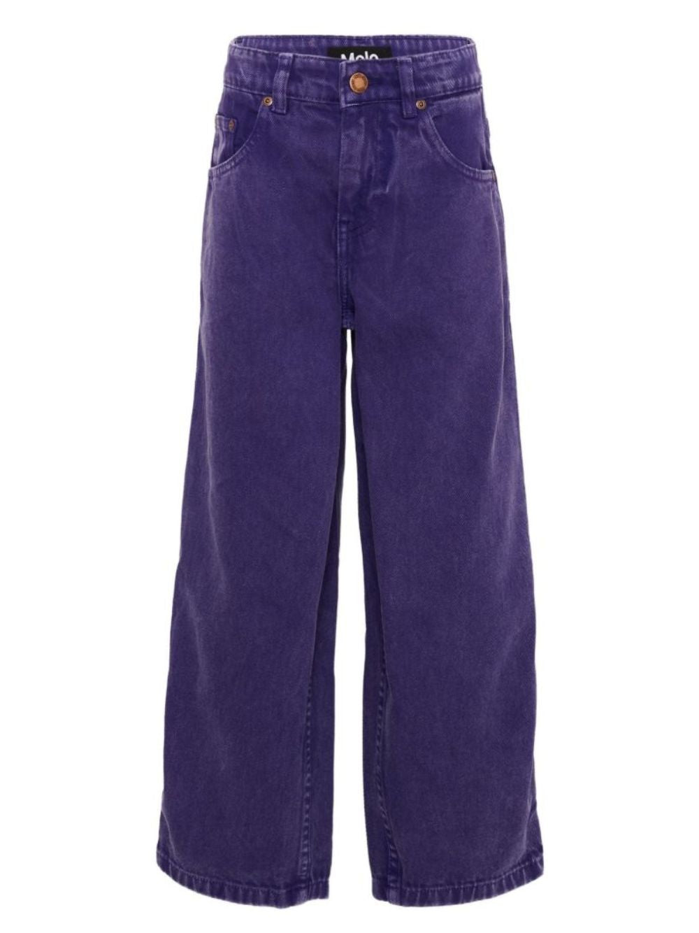 Jeans per bambina Molo Kids viola con design a cinque tasche 2W26I108 5844 MOLO KIDS