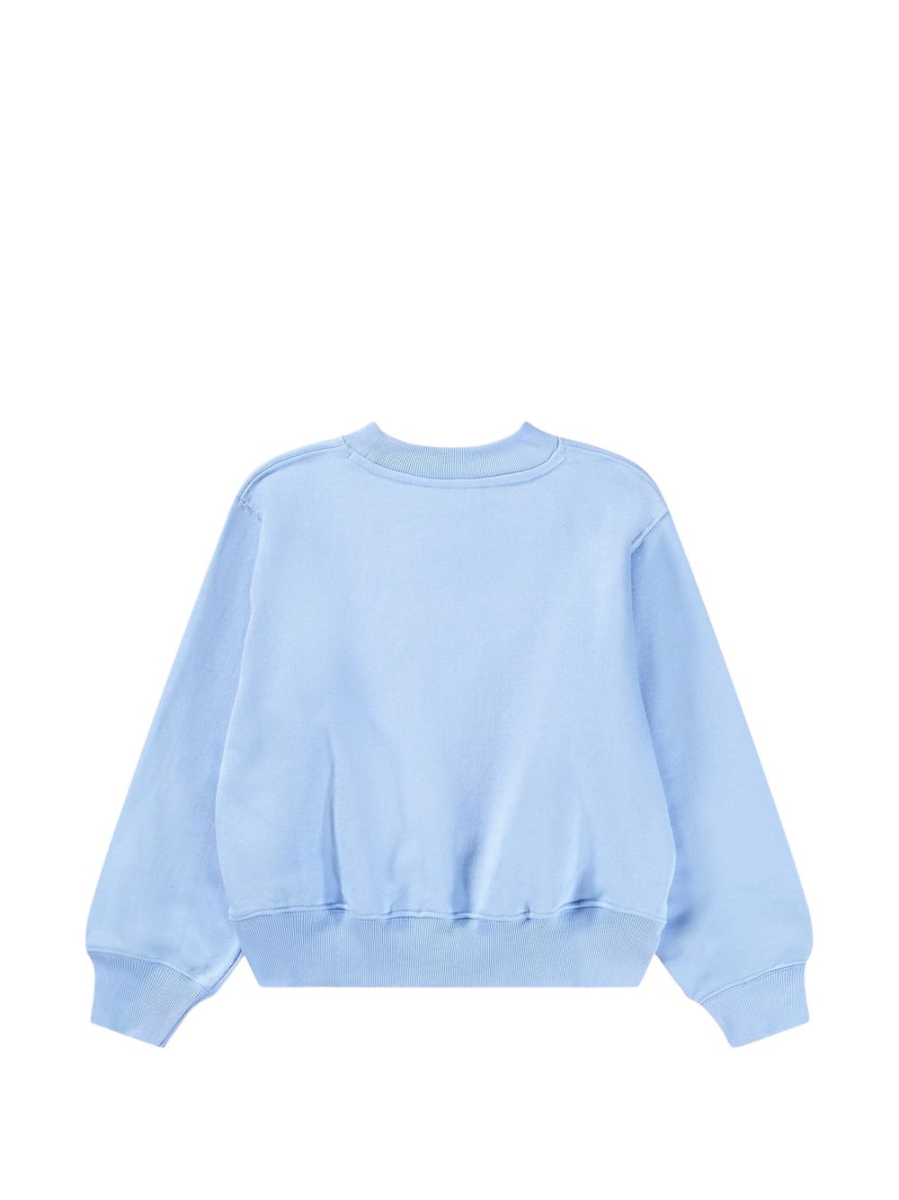 Felpa per bambina Molo Kids azzurra con stampa grafica gattino 2W26J201 5747 MOLO KIDS