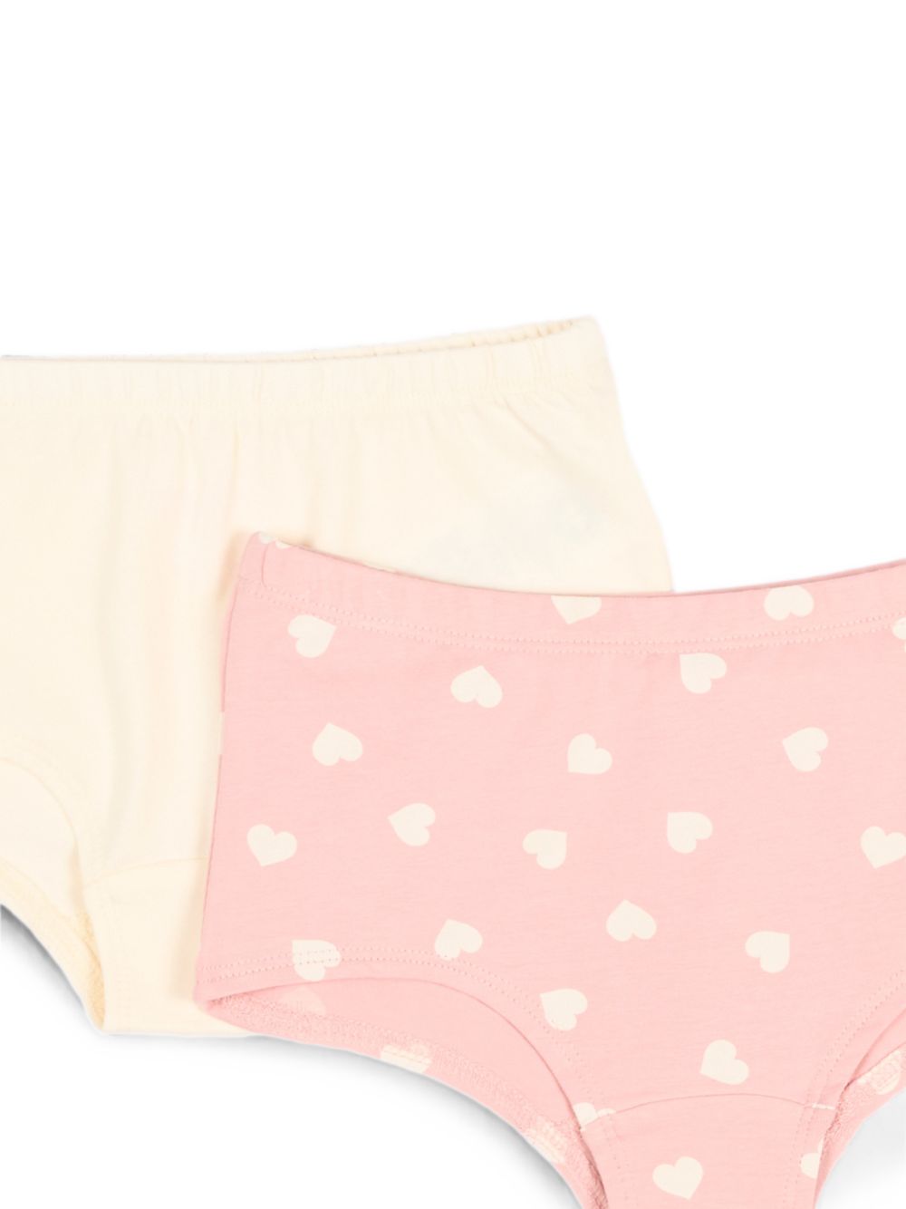 Set di due slip per bambina Molo Kids multicolore con stampa cuori 2W26Q601 5873 MOLO KIDS