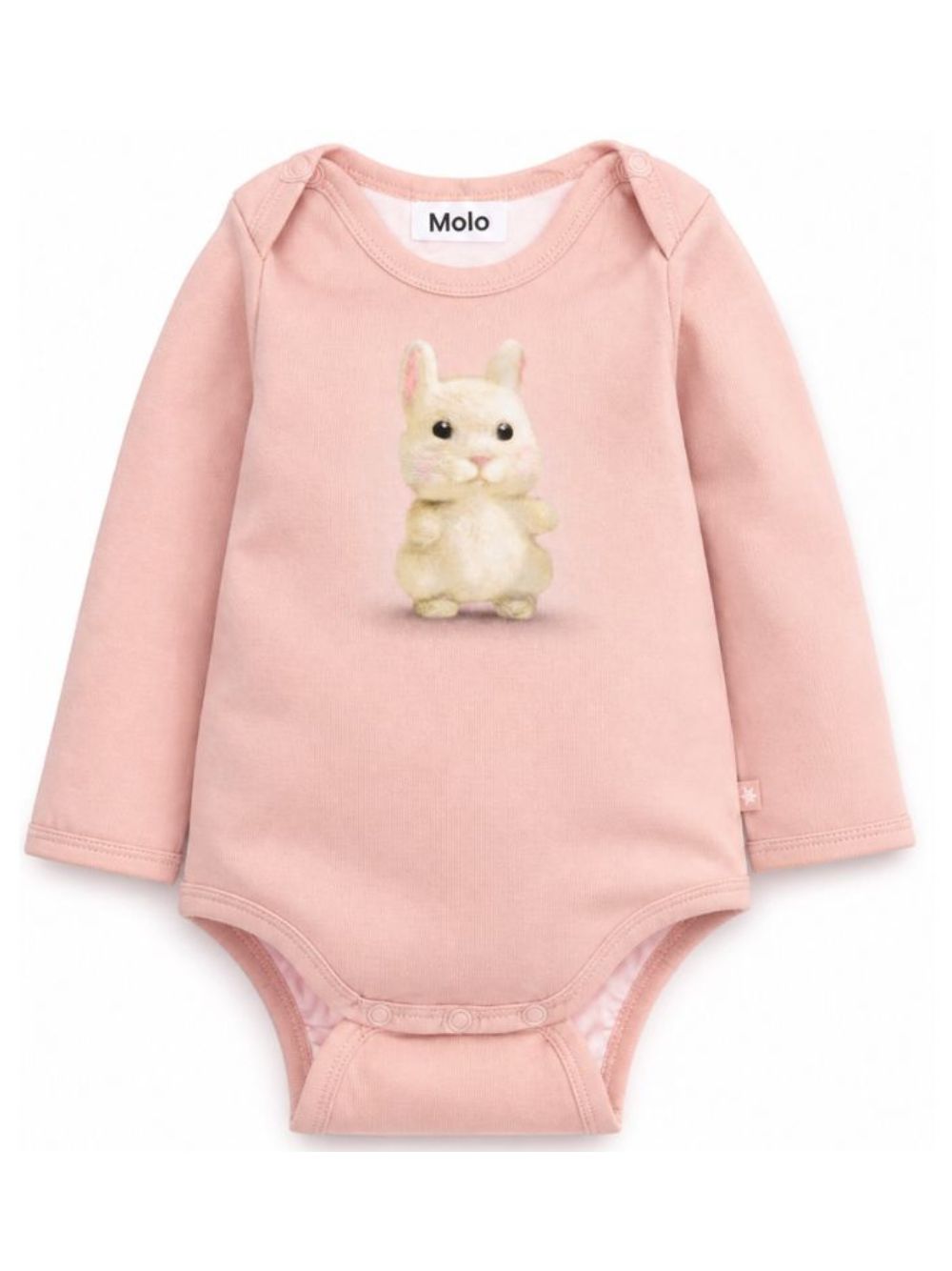 Tutina per neonata Molo Kids rosa con stampa grafica sul davanti 4W26B205 5783 MOLO KIDS