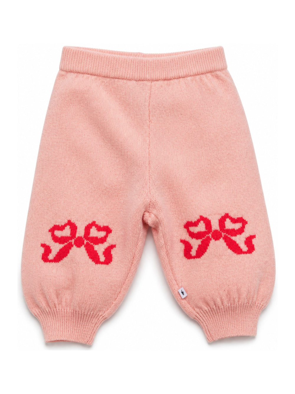 Pantaloni per neonata Molo rosa con motivo a intarsio 4W26I212 5724 MOLO KIDS