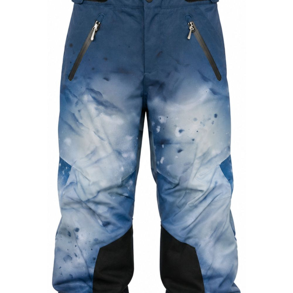 Pantaloni da neve per bambino Molo Kids blu con logo stampato sul lato 5W26I103 5708 MOLO KIDS