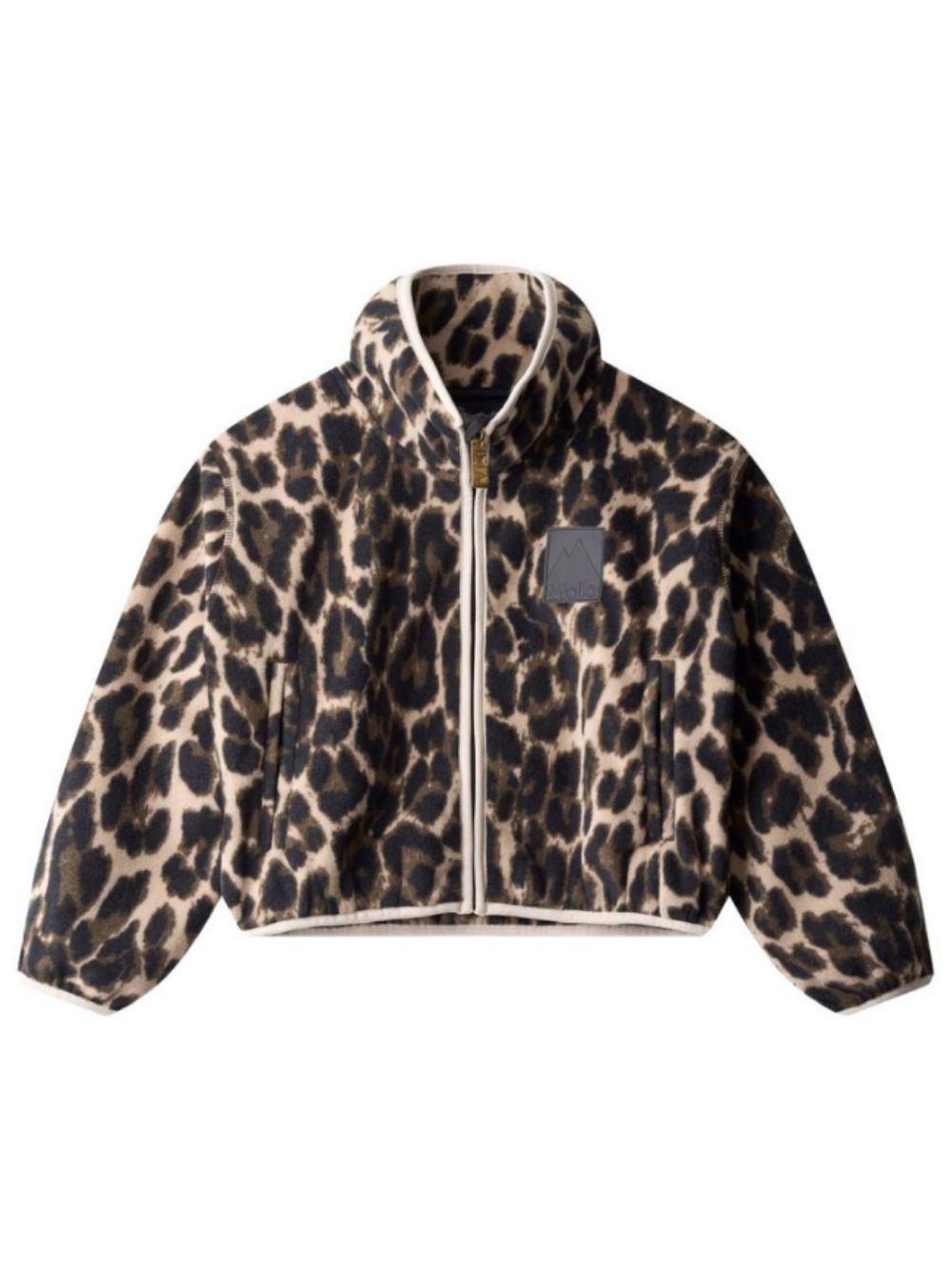 Giubbino per bambina Molo Kids marrone con stampa leopardata 5W26L203 9783 MOLO KIDS