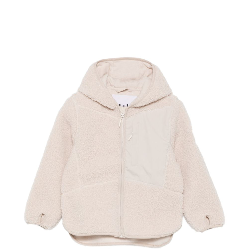 Giubbino per bambino Molo Kids beige con cappuccio 5W26L205 5645 MOLO KIDS