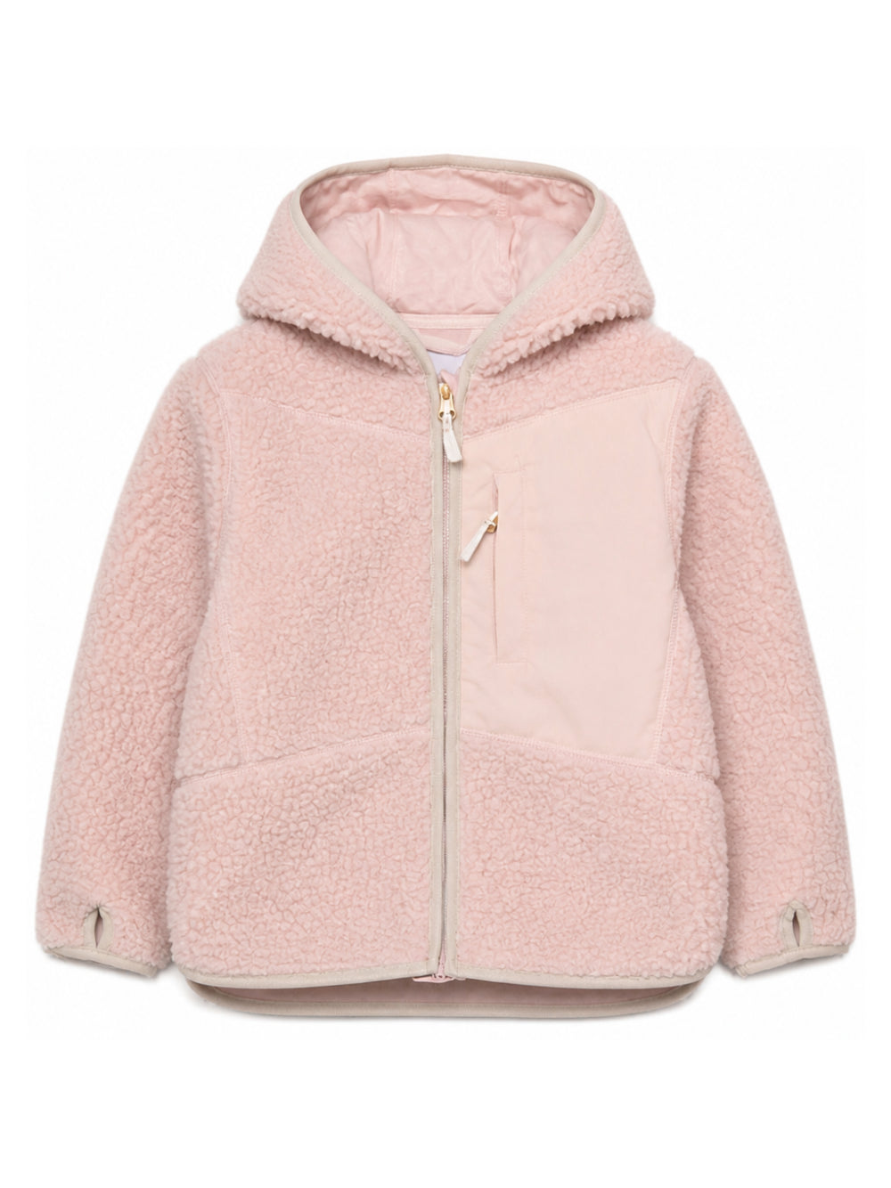 Giubbino per bambina Molo Kids rosa con cappuccio 5W26L205 8058 MOLO KIDS