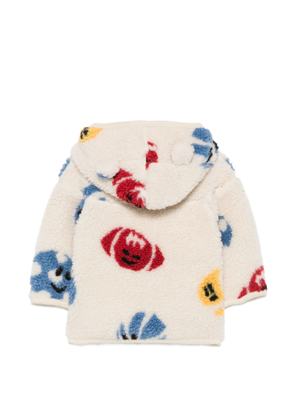 Giubbino per bambino Molo Kids bianco con stampa grafica all-over 5W26L207 6077 MOLO KIDS
