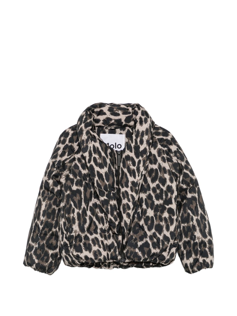 Giubbino per bambina Molo Kids multicolore con stampa leopardata 5W26M308 9783 MOLO KIDS