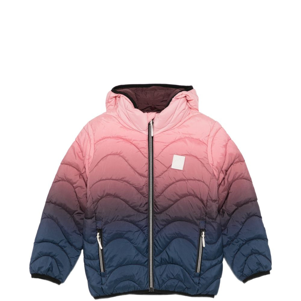 Giubbino per bambino Molo Kids multicolore con patch logo sul petto 5W26M311 5711 MOLO KIDS