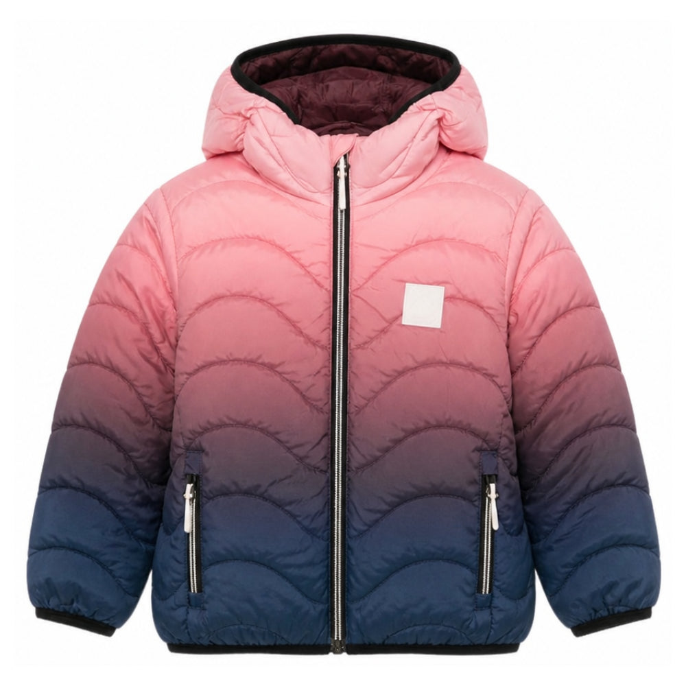 Giubbino per bambino Molo Kids multicolore con patch logo sul petto 5W26M311 5711 MOLO KIDS