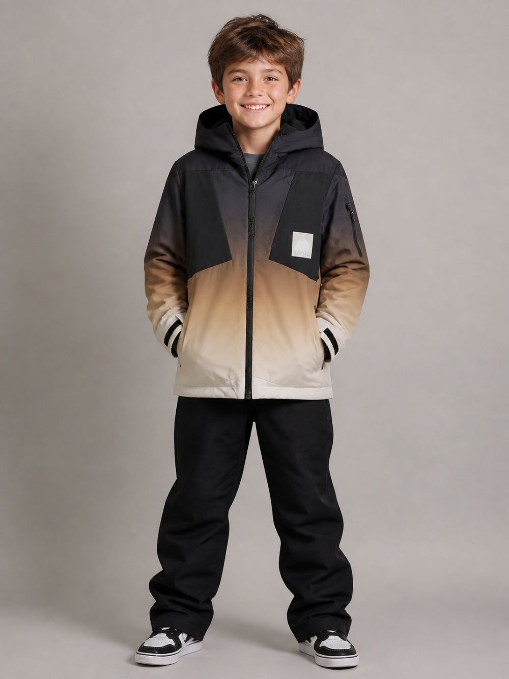 Giubbino per bambino Molo Kids multicolore con effetto sfumato 5W26M324 5710 MOLO KIDS