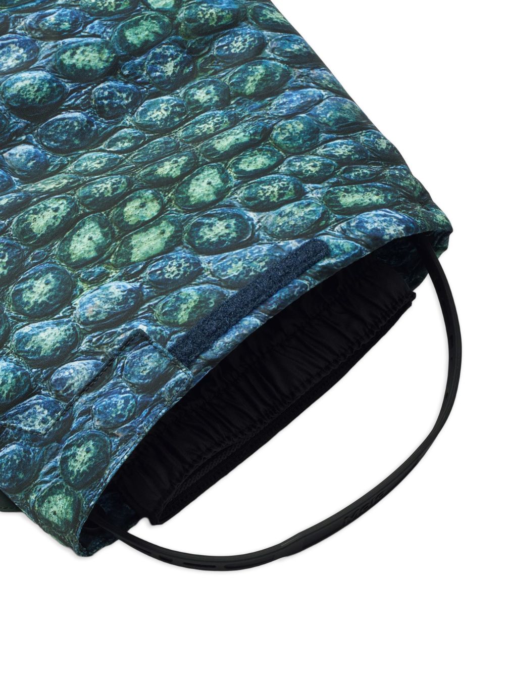 Tuta da neve per bambini Molo Kids blu con stampa pelle di dinosauro 5W26N202 4015 MOLO KIDS