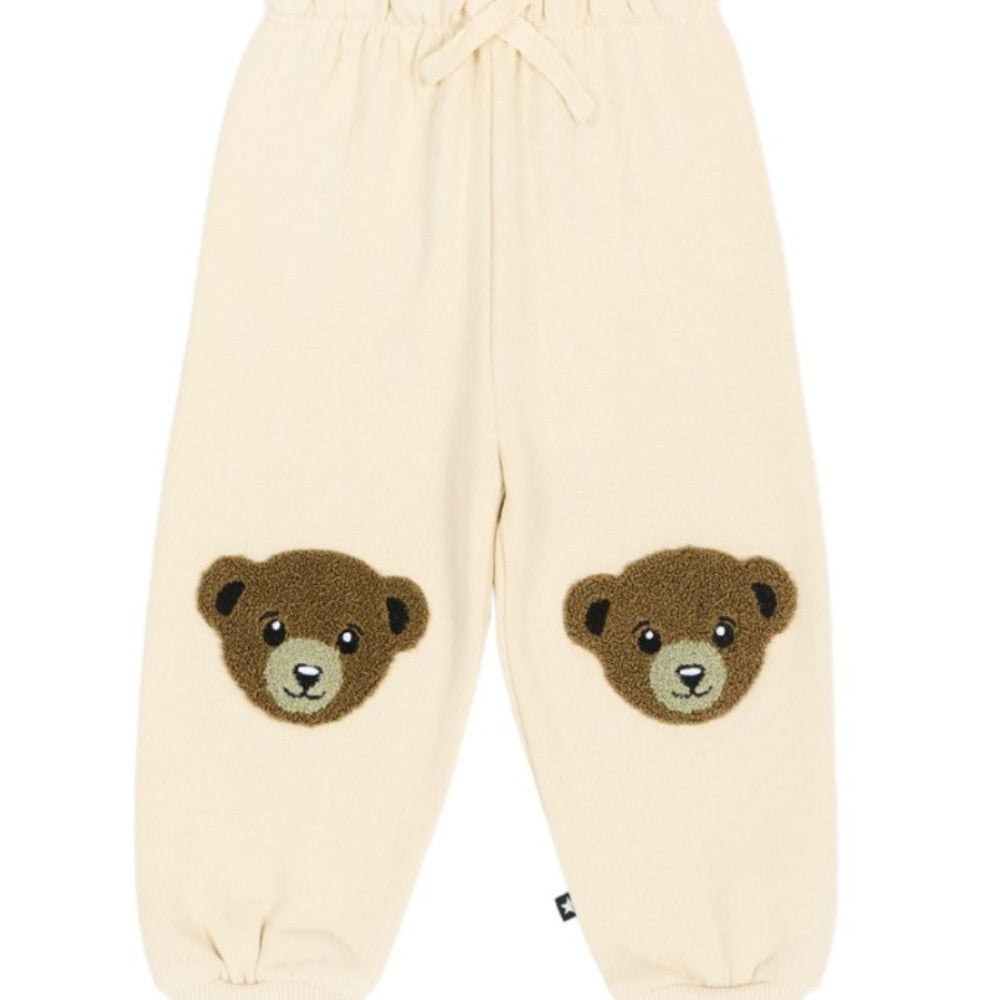 Pantatuta per neonato Molo Kids beige con patch orsetti sul davanti 6W26I208 8955 MOLO KIDS
