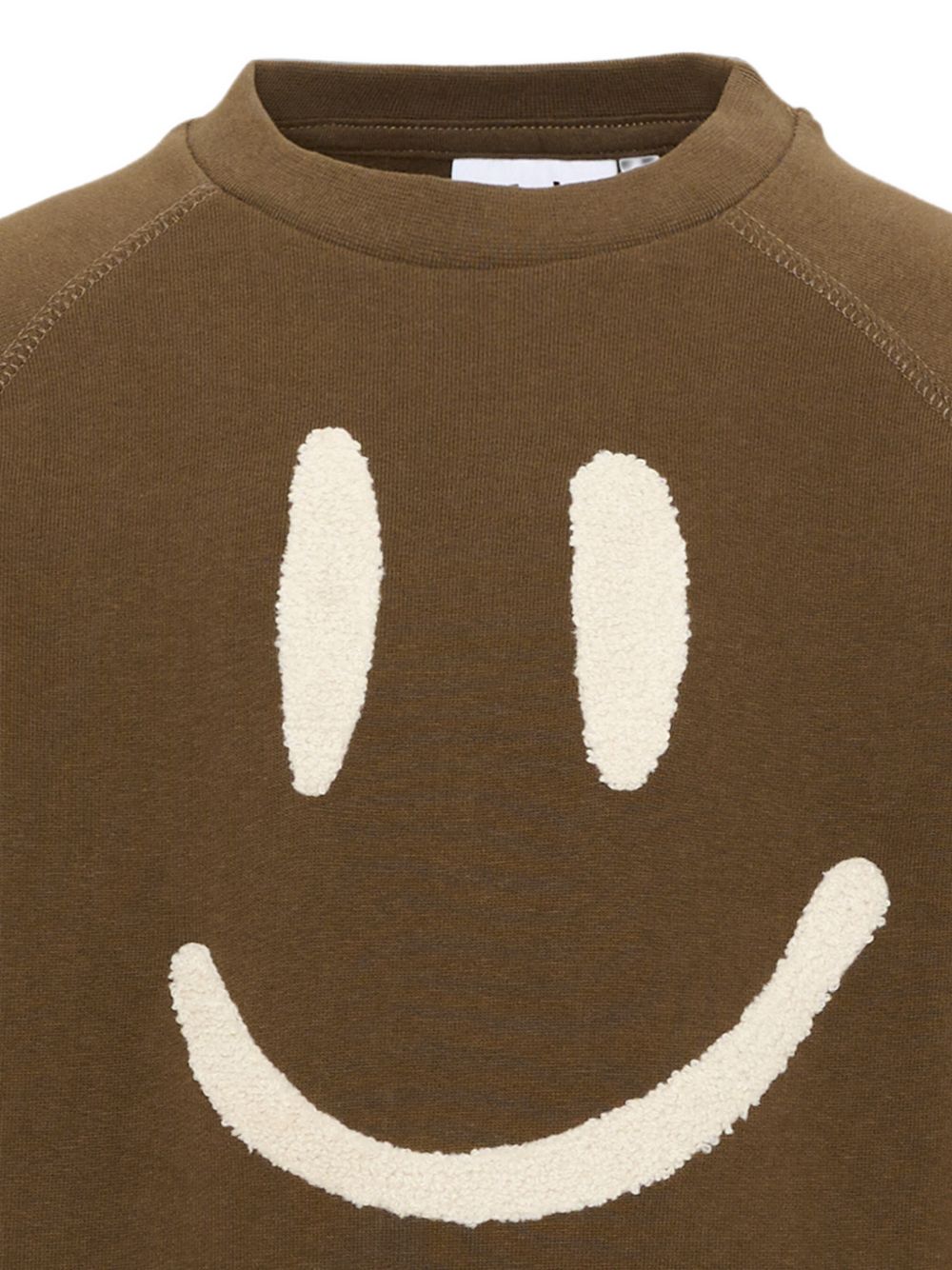 Felpa per bambino Molo Kids marrone con stampa faccina sorridente 6W26J201 8795 MOLO KIDS