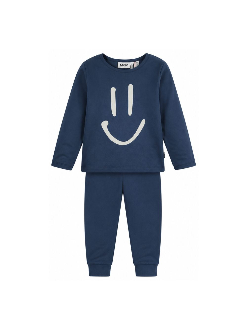 Pigiama per bambino Molo Kids blu con motivo smiley 6W26R503 2482 MOLO KIDS