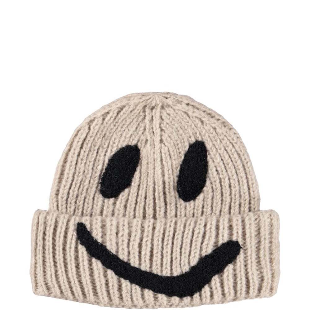 Berretto per bambino Molo Kids beige con motivo smile 7W26S303 5645 MOLO KIDS