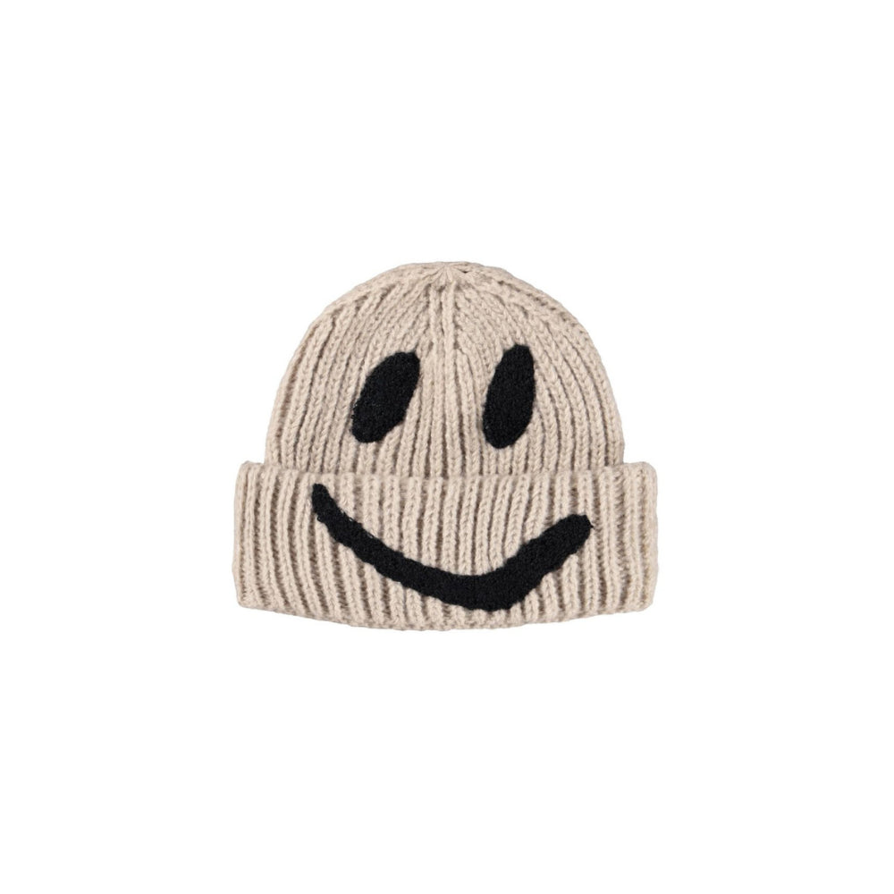 Berretto per bambino Molo Kids beige con motivo smile 7W26S303 5645 MOLO KIDS