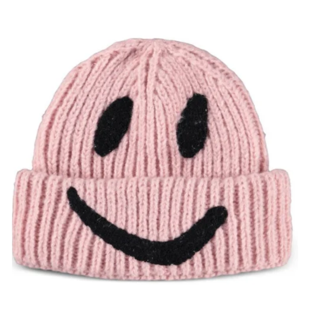 Berretto per bambina Molo Kids rosa con stampa smile 7W26S303 8882 MOLO KIDS
