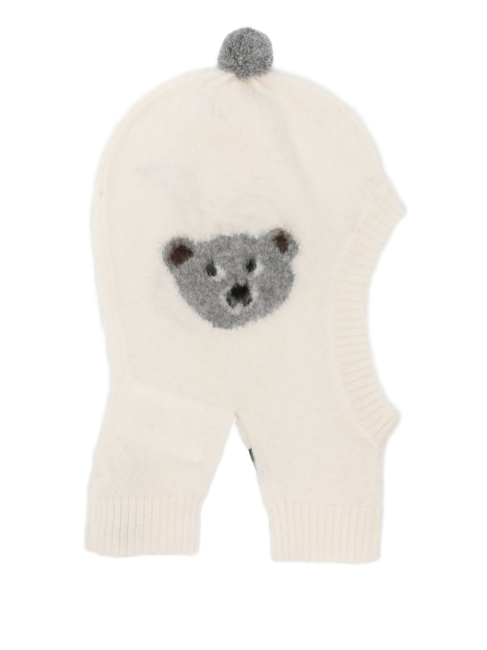Cappello per neonato Molo Kids bianco con motivo coniglio 7W26S403 5775 MOLO KIDS