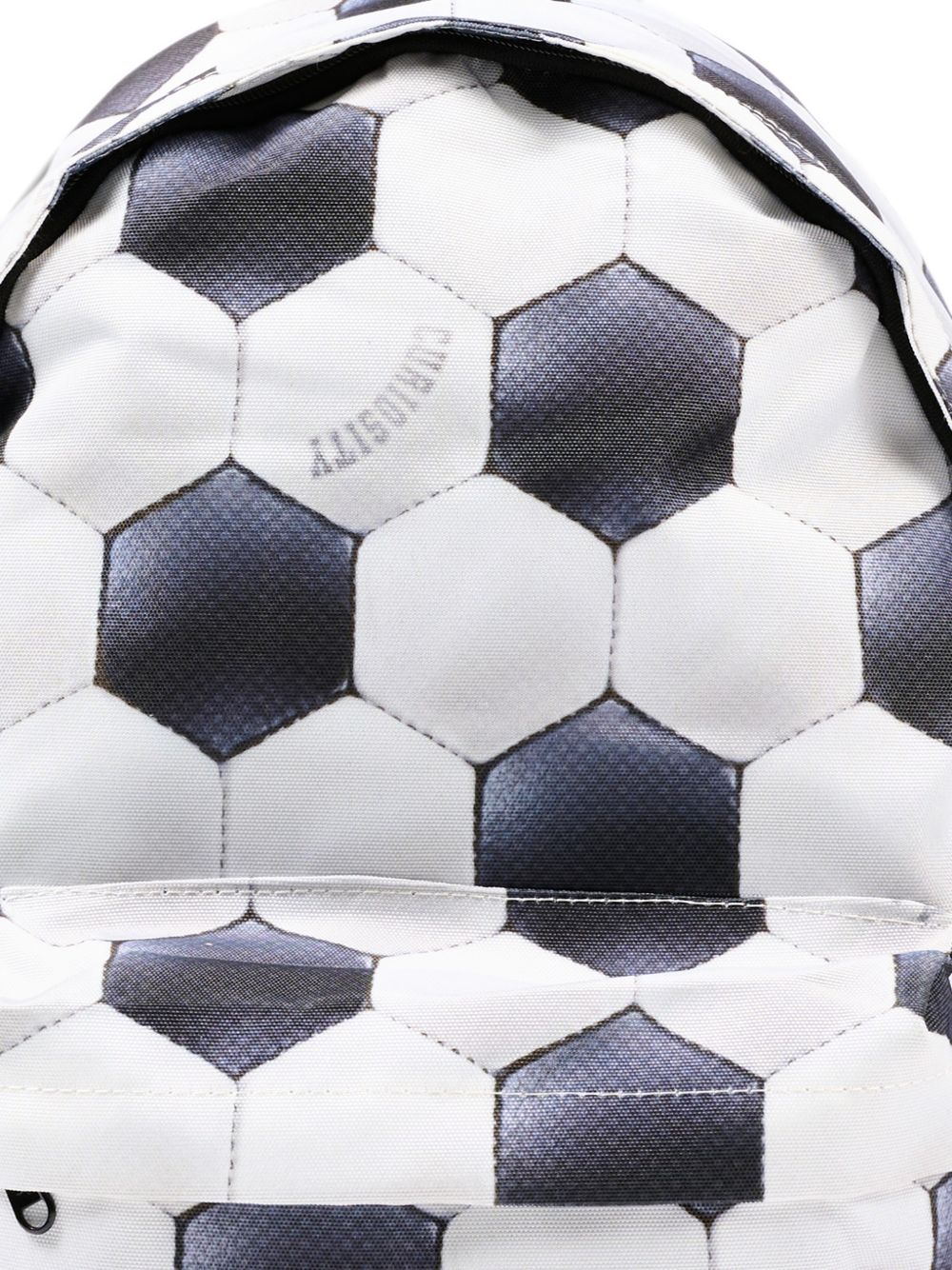 Zaino per bambino Molo Kids bianco e nero con stampa grafica pallone da calcio all-over 7W26V203 6253 MOLO KIDS