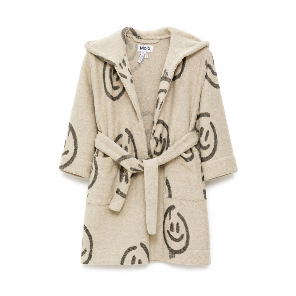 Accappatoio per bambini Molo Kids beige con cappuccio 7W26W401 5871 MOLO KIDS