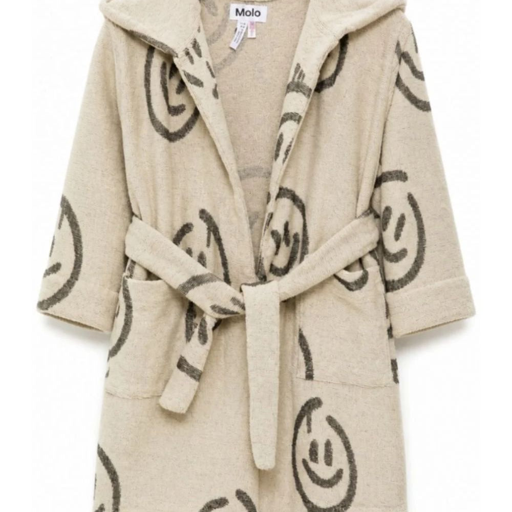 Accappatoio per bambini Molo Kids beige con cappuccio 7W26W401 5871 MOLO KIDS