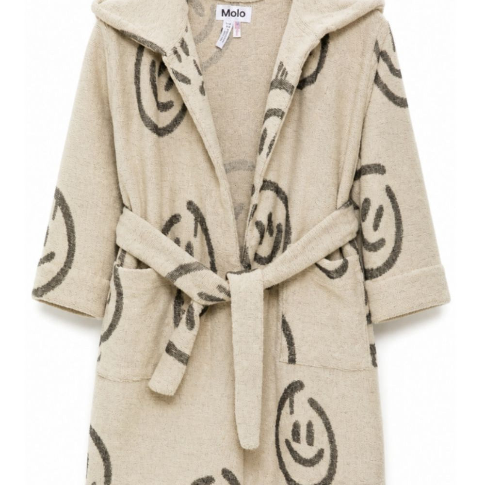 Accappatoio per bambini Molo Kids beige con cappuccio 7W26W401 5871 MOLO KIDS