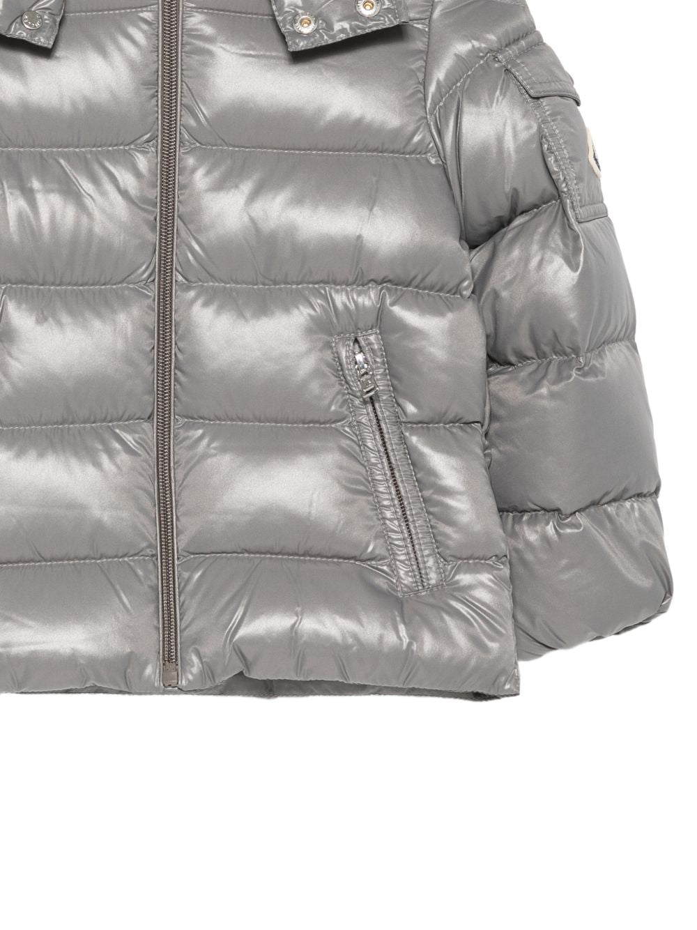 Giubbino Maya per neonato Moncler Enfant grigio con imbottitura in piuma L29511A00018597Z8 906 MONCLER KIDS