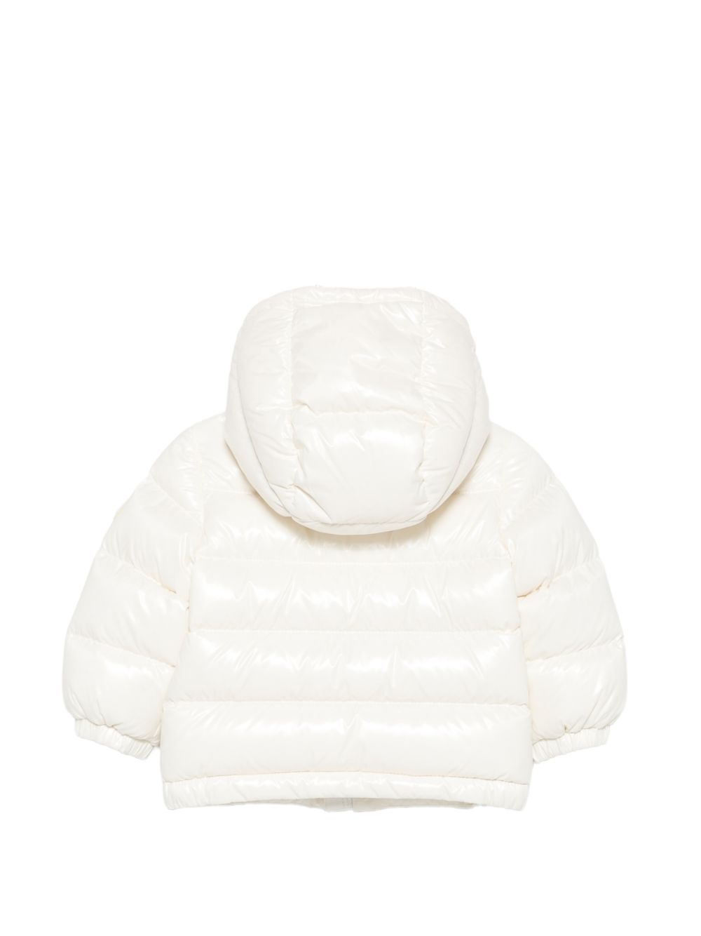 Giubbino per neonati Moncler Kids bianco con design imbottito L29511A00019597Z8 034 MONCLER KIDS