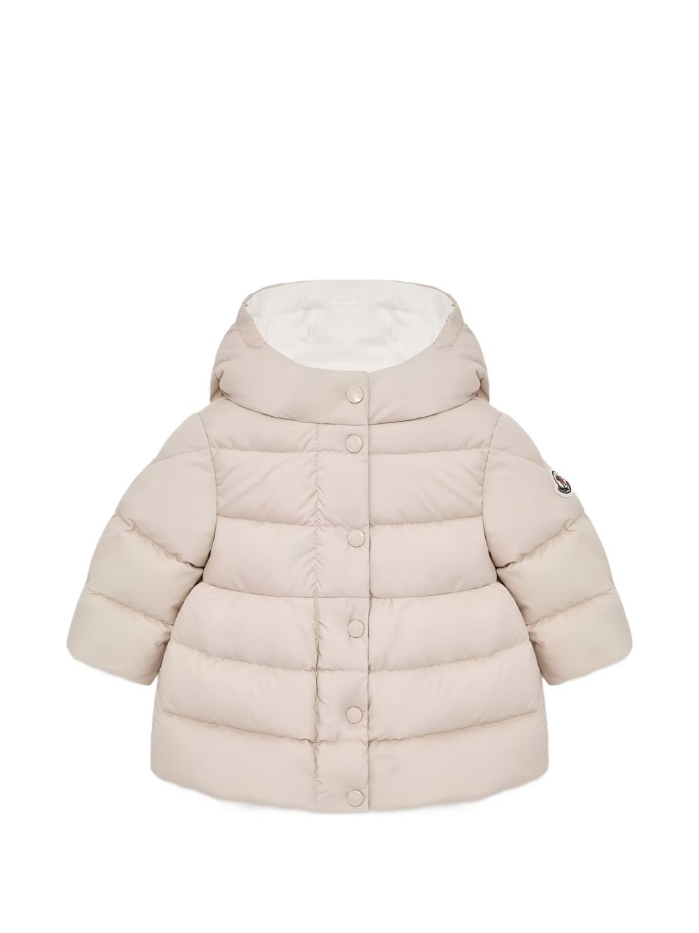 Giubbino Charlotte per neonata Moncler Kids beige con finitura imbottita L29511C00003597YW 21E MONCLER KIDS