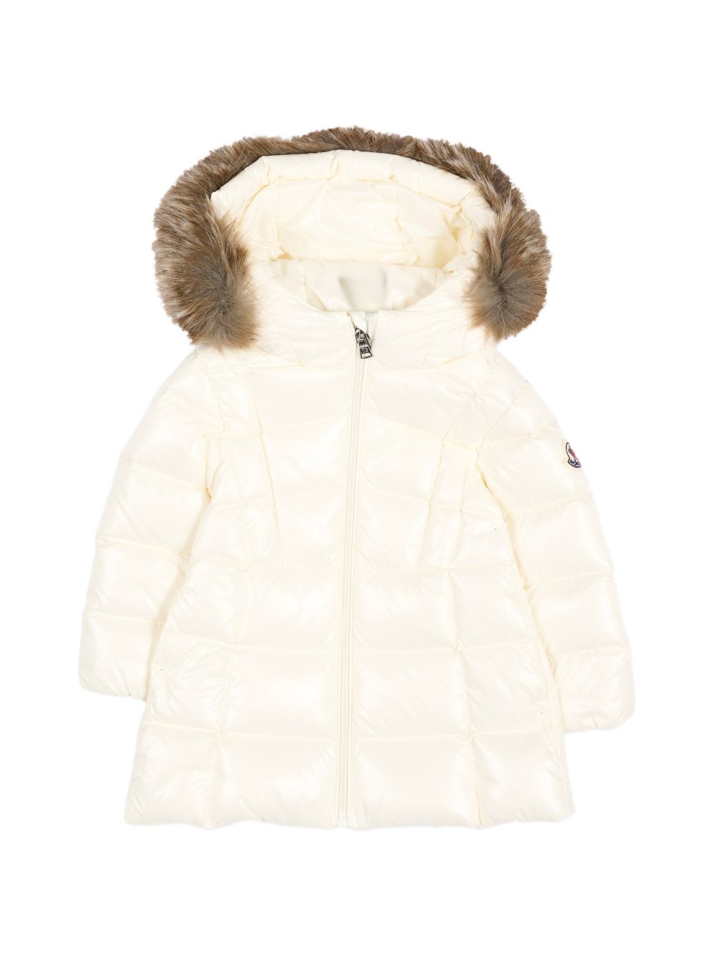 Giubbino Emma per neonata Moncler Kids bianco con design trapuntato L29511C00004597Z8 034 MONCLER KIDS