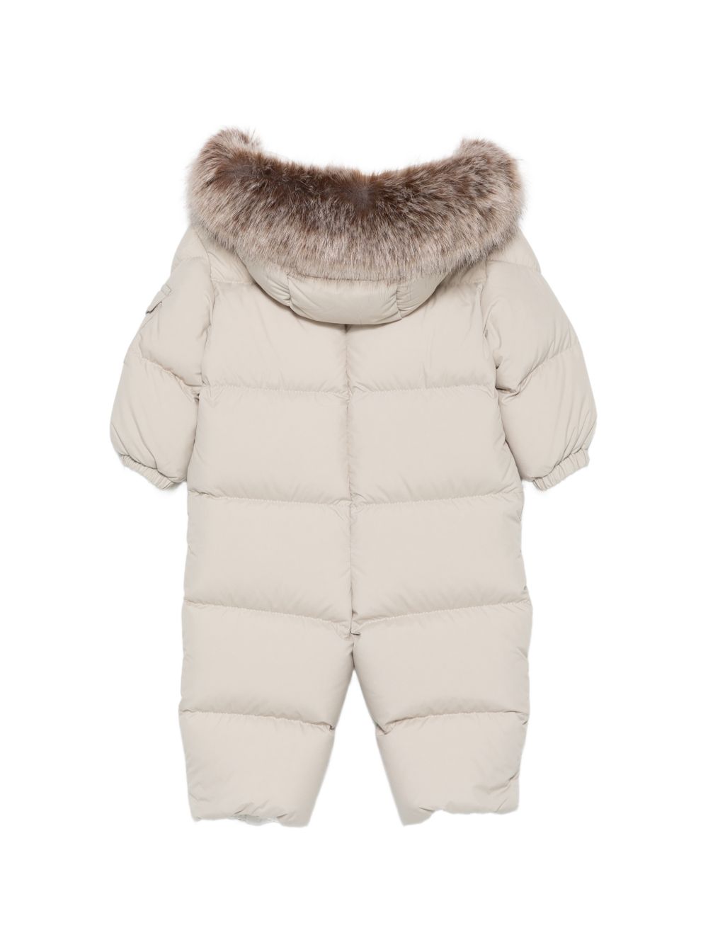 Tuta da neve Yorick per neonati Moncler Kids beige con design trapuntato L29511G00001597YW 20N MONCLER KIDS