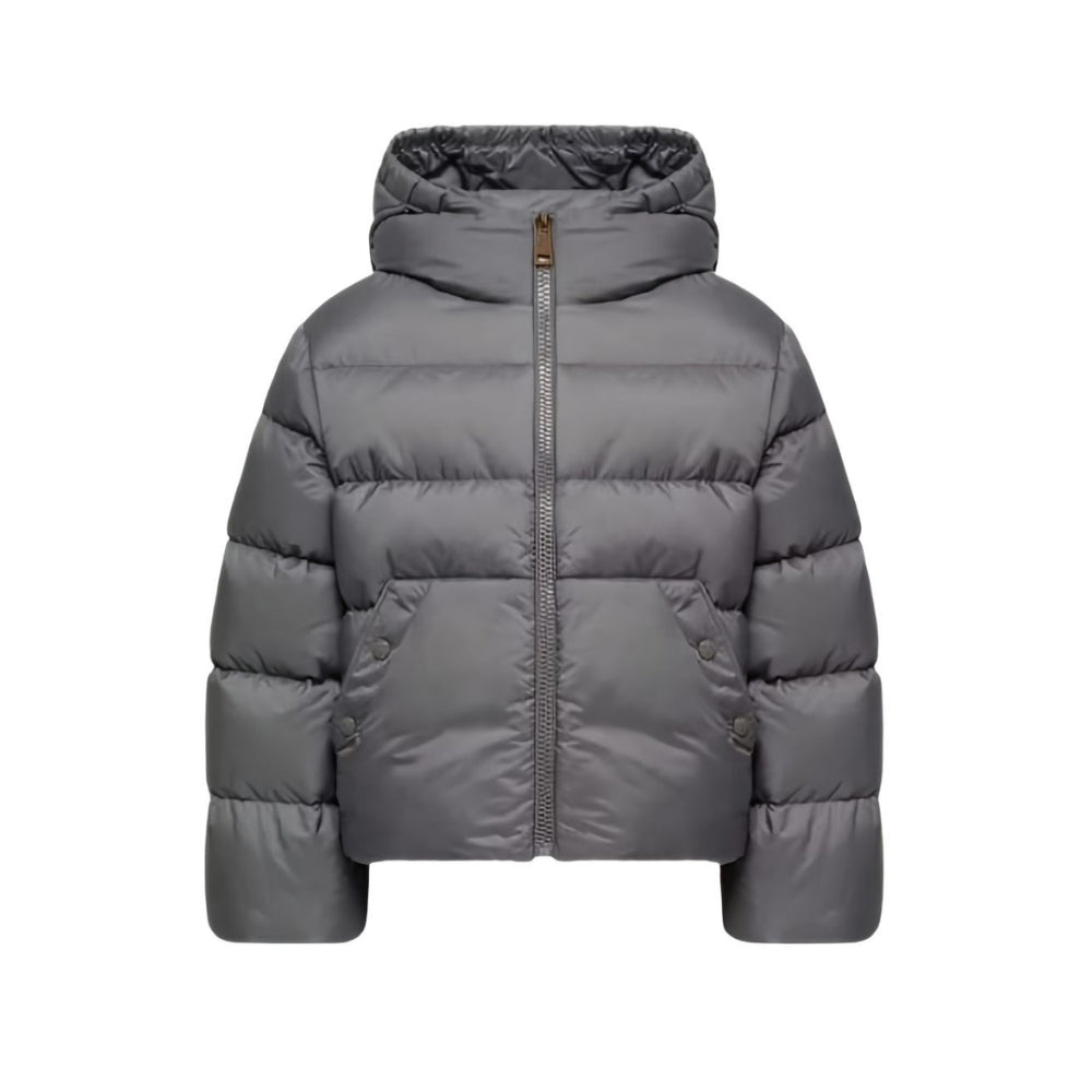 Giubbino Xhante per bambina Moncler Enfant grigio con tessuto principale idrorepellente L29541A0003353A5E 93L MONCLER KIDS