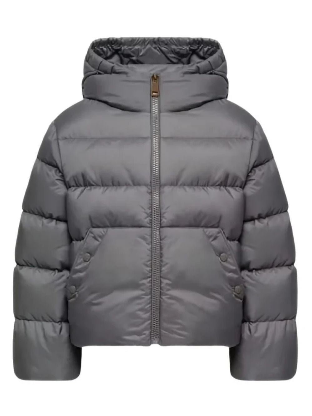 Giubbino Xhante per bambina Moncler Enfant grigio con tessuto principale idrorepellente L29541A0003353A5E 93L MONCLER KIDS