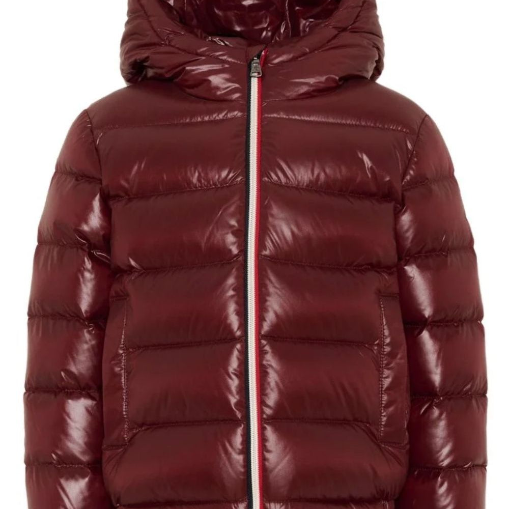 Giubbino per bambini Moncler Enfant bordeaux con design imbottito L29541A00035597Z8 464 MONCLER KIDS