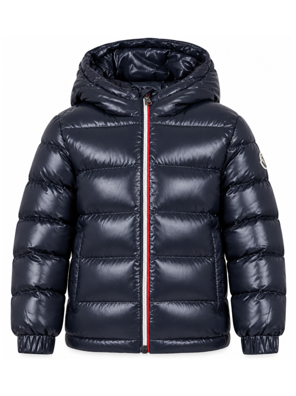 Giubbino New Aubert per bambini Moncler Kids blu con design imbottito L29541A00035597Z8 742 MONCLER KIDS