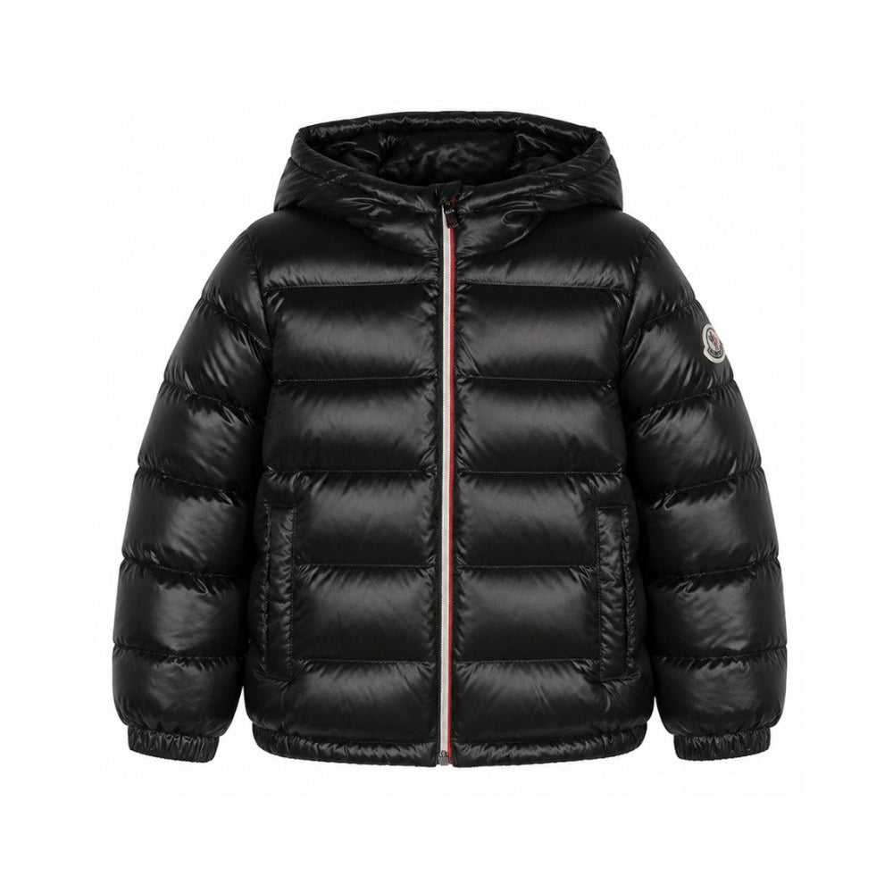 Piumino New Aubert per bambino Moncler Enfant nero con design imbottito L29541A00035597Z8 999 MONCLER KIDS